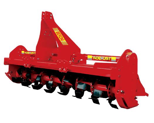 Robust single speed rotavator